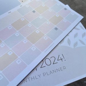 Dated Monthly Planner
