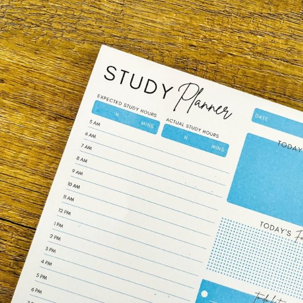 Ocean Depth - Study Planner - A5