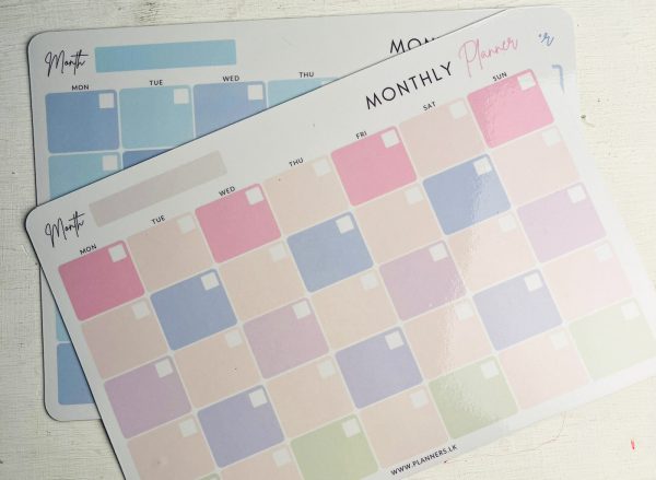 Magnetic Monthly Planner - Pastel Dreams