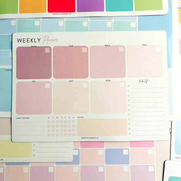A4 Magnetic Weekly Planner - Coffee Run