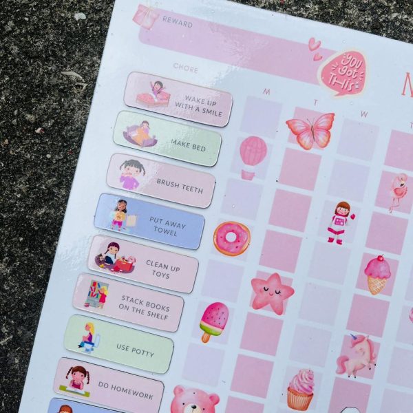 Reward Charts with Magnetic Chores