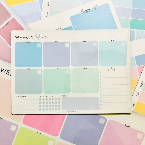 A4 Magnetic Weekly Planner - Floating Seaside