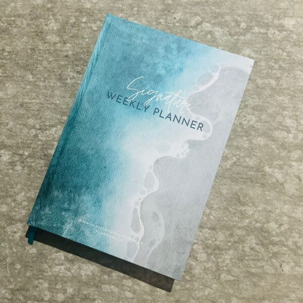 Full Year Undated - Signature Weekly Planner - Beachy Breeze