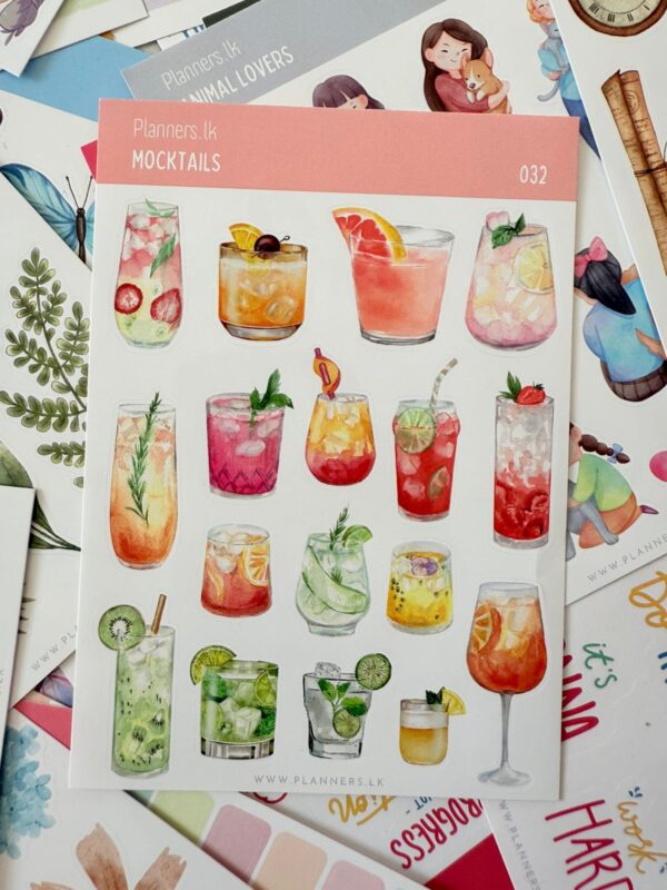 Mocktails Sticker Sheet 032