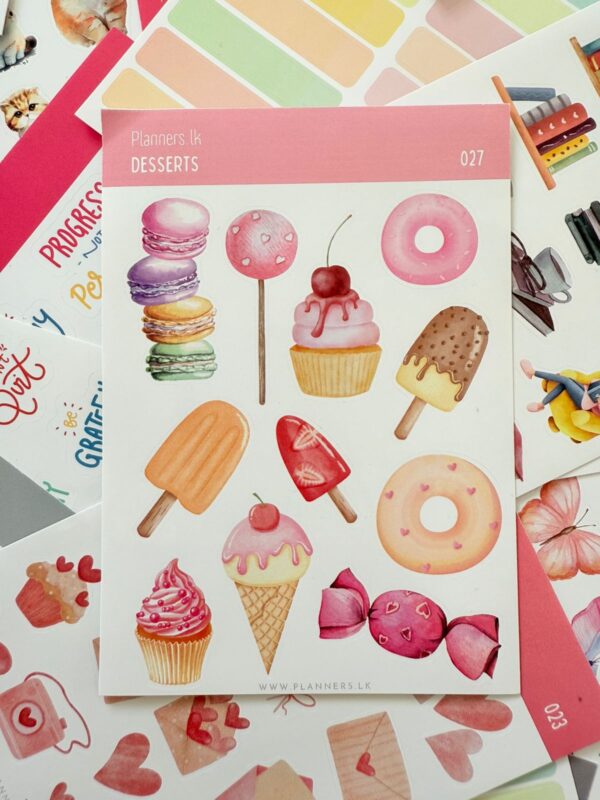 Desserts Sticker Sheet 027