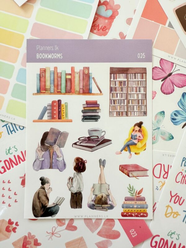 Bookworms Sticker Sheet 025