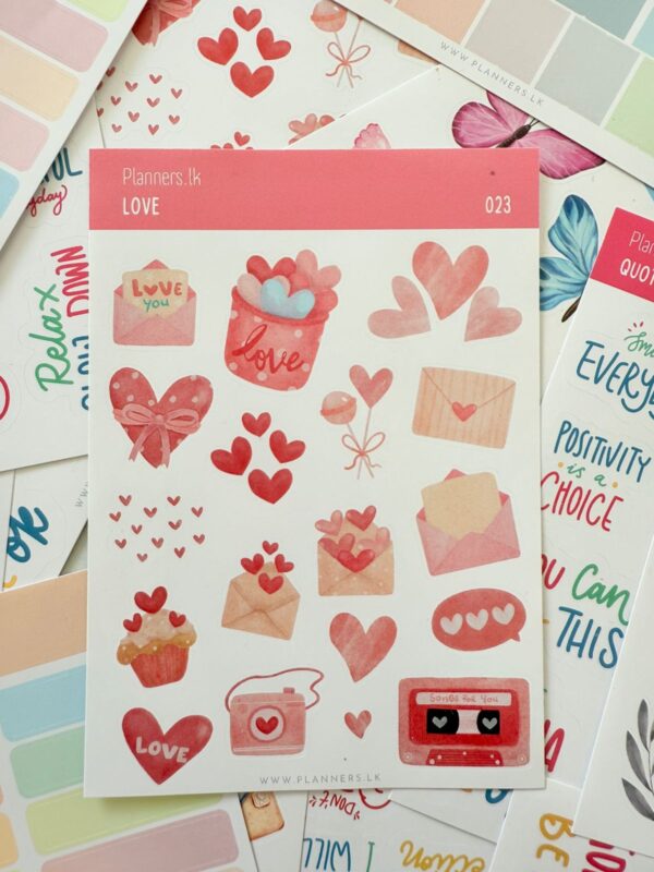Love Sticker Sheet 023
