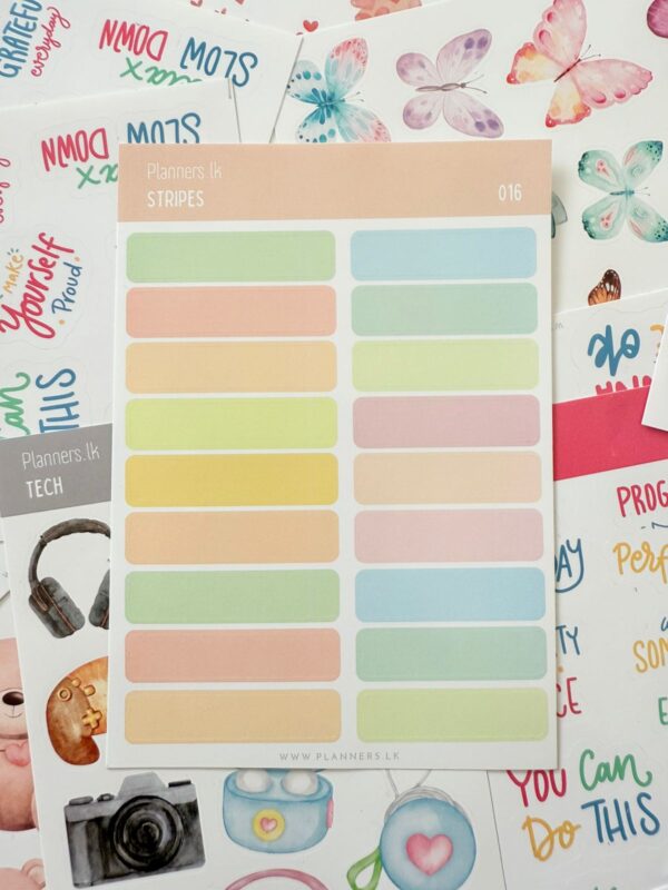 Stripes Sticker Sheet 016
