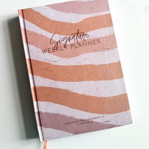 Undated Weekly Planner - Sandy Shores