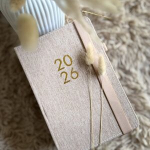 Linen Luxe - Cinnamon Clay - 2026 Dated Daily Planner - Limited Edition