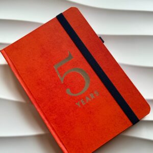 5 Years – 5 Year Journal - Red