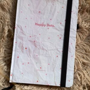 Crumpled White - Happy Dots Bullet Journals