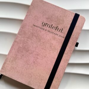 Grateful.  - Gratitude & Self Care Journal - Blush Pink