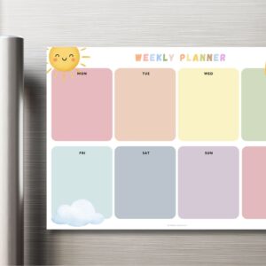 Magnetic Kids Weekly Planner