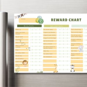 Magnetic Reward Chart - Safari Stories