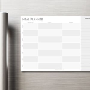 Magnetic Meal Planner - Moon Mist Edit