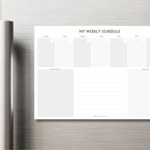 Magnetic Weekly Schedule - Moon Mist