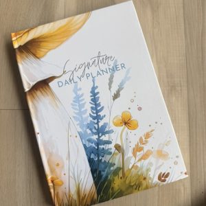 Half Year Undated - Signature Daily Planner - Woodland Flora