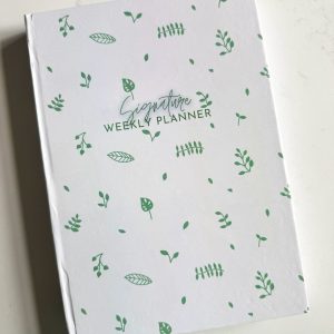 Undated Weekly Planner - Minimalist Meadow