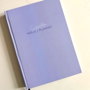 Undated Weekly Planner - Lavender Mist