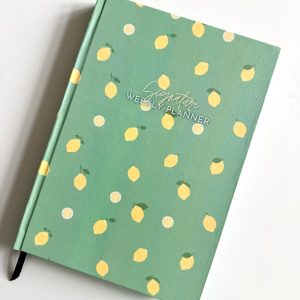 Undated Weekly Planner - Lemony Fresh
