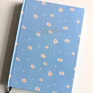 Undated Weekly Planner - Sunny Side Blue
