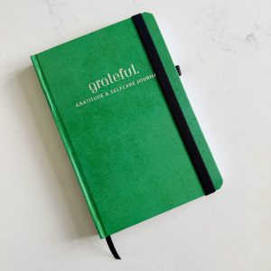 Grateful. - Gratitude & Self Care Journal - Emerald Green