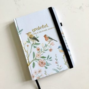 Grateful. - Gratitude & Self Care Journal - Garden Birds